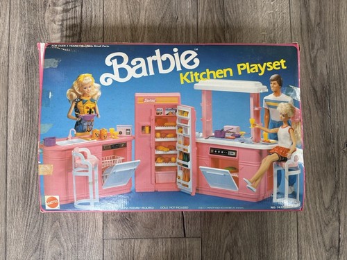 Vintage 1992 barbie kitchen - vintage,