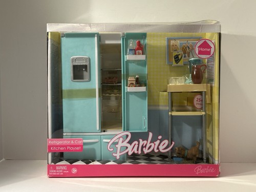 Barbie 2006 home - barbie, refrigerator