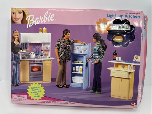 1999 barbie light kitchen - 1999, light-up