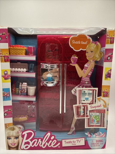 Barbie doll fridge kitchen - barbie,