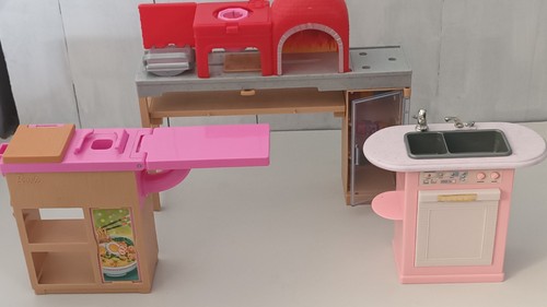 Trio bambole barbie - bambole, rosa