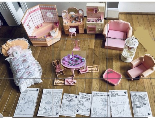 Vintage 80s barbie sweet roses - barbie,